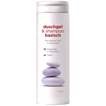Gewußt Wie Alkaline Shower Gel & Shampoo | Gentle Cleansing for Skin & Hair | Suitable for Sensitive Skin | Made in Austria | Vegan | 250 ml