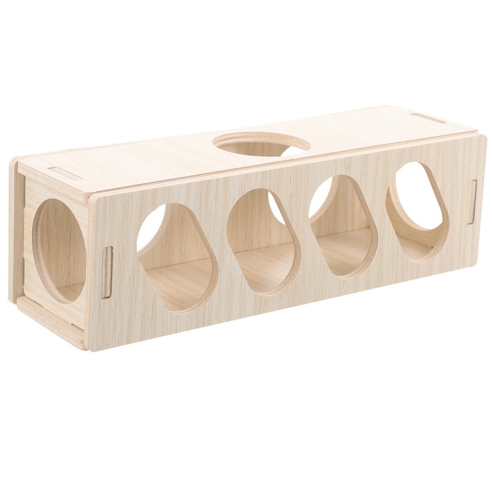 SHINEOFI Beige Multipurpose Tunnel for Hamsters and Rats