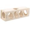 SHINEOFI Beige Multipurpose Tunnel for Hamsters and Rats view 1
