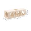 SHINEOFI Beige Multipurpose Tunnel for Hamsters and Rats view 2