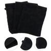 STOBAZA Microfiber Facial Cleansing and Makeup Remover Gloves, 3-Pack, Black view 4