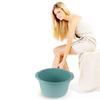 STOBAZA Large Foot Bath Bucket with Massage Function and Phone Holder, Green view 4