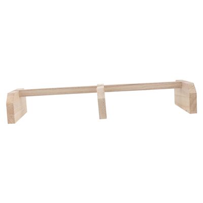 Polished Wooden Perch for Parrots and Macaws