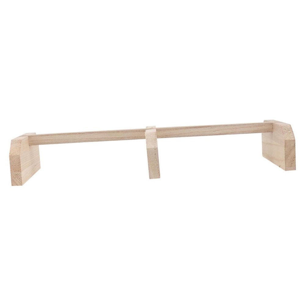 Polished Wooden Perch for Parrots and Macaws