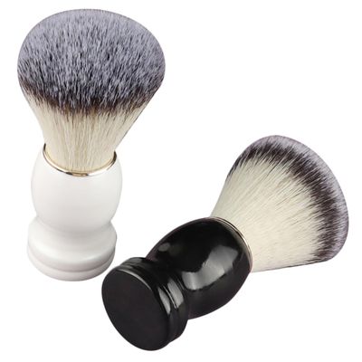 Yardwe 2-Pack Shaving Brushes with Wooden Handles and Nylon Bristles