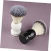 Yardwe 2-Pack Shaving Brushes with Wooden Handles and Nylon Bristles view 2