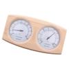 MotiveTech 2-in-1 Wooden Sauna Thermometer and Hygrometer, 10–120°C view 1