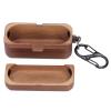 KIMISS Real Wood-Style Protective Case for AZ80 Earbuds with Hanging Buckle view 3