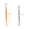 WEKAMOS 2-Piece Portable Silicone and Stainless Steel Earwax Remover view 2