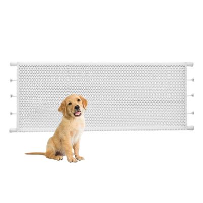 Retractable Pet Gate with Adjustable Safety Mesh