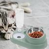 Homoyoyo Automatic Water Bowl and Food Dispenser for Dogs and Cats, Green view 3