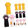 VICASKY Silicone Protective Covers with Cute Cat Paws for Cuticle Nippers, 12 Pieces view 1