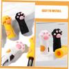 VICASKY Silicone Protective Covers with Cute Cat Paws for Cuticle Nippers, 12 Pieces view 3