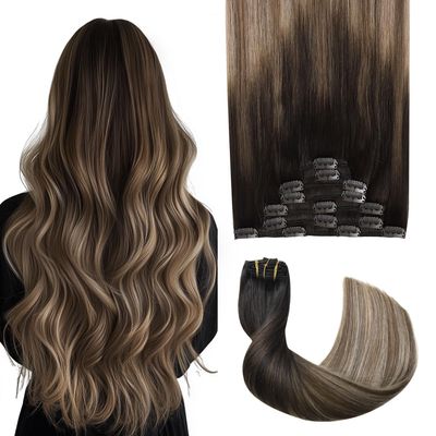 Sweetmet Pro 2.0 Clip-In Human Hair Extensions, 120 g, 7 Pieces