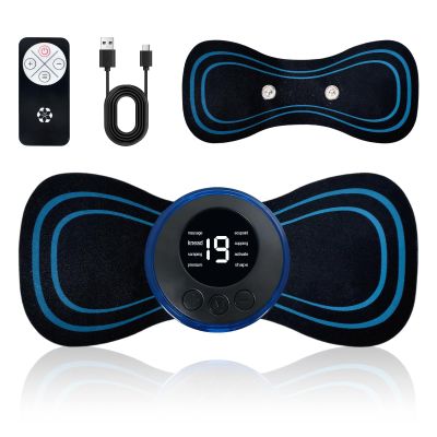 Colexy Mini Neck Massager with 2 Massage Pads, 8 Modes and 19 Intensity Levels