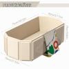 Foldable Baby Bathtub, 75 x 45 x 25 cm, with Drain Plug and Support Feet view 2