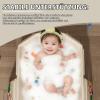 Foldable Baby Bathtub, 75 x 45 x 25 cm, with Drain Plug and Support Feet view 4