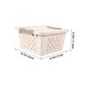 Beige Plastic Hamster Carriers, 2-Pack, Portable view 2