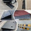 Wheelchair Threshold Ramp, Non-Slip Rubber Ramp with Mesh Bottom, 11 cm/4.3 in Rise, Black view 3