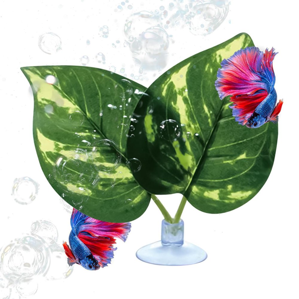 Betta Fish Bed - Leaf Aquarium Decor