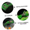 SHINEOFI Grass-Style Turtle Platform with Suction Cups, 2 Pieces, Green view 3