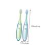 GOOHOCHY Children's Toothbrushes, 4-Pack, Soft Bristles, PP and PBT, Random Color, for Boys Ages 3+ view 2