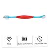 VILLCASE 2-Pack Double-Sided Soft Dog Toothbrushes view 4