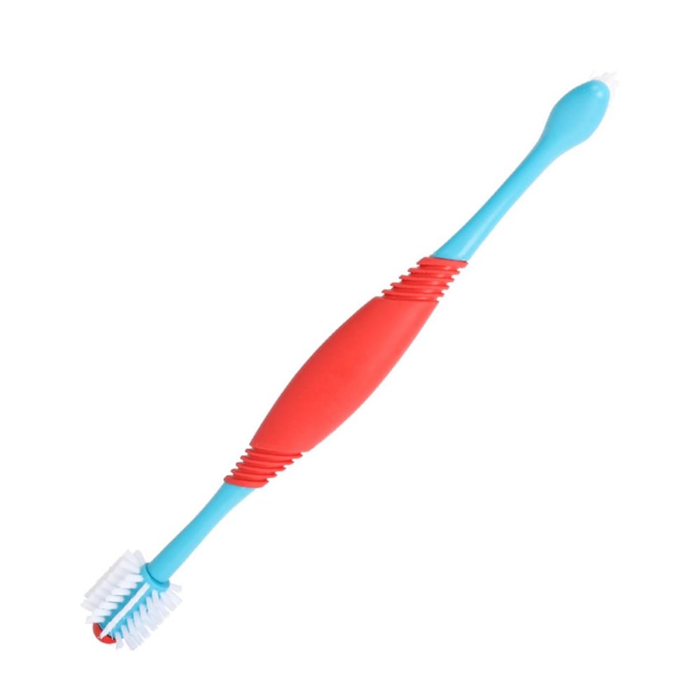 SHINEOFI Dual-Sided Pet Toothbrush for Dogs and Cats