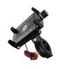 mophrati Durable Motorcycle and Bicycle Phone Holder, M6 Black view 1
