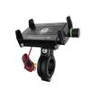 mophrati Durable Motorcycle and Bicycle Phone Holder, M6 Black view 2