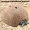HETHLIF Coconut Shell Hideout for Spiders and Hermit Crabs view 2