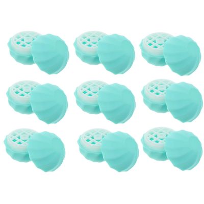MAGICLULU Small Plastic Ball Lip Balm Container, Refillable with Leakproof Screw Cap for Travel and Everyday Use