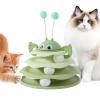 Interactive Cat Toy: Cute Rotating Ball Tower view 1
