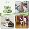 Interactive Cat Toy: Cute Rotating Ball Tower view 4