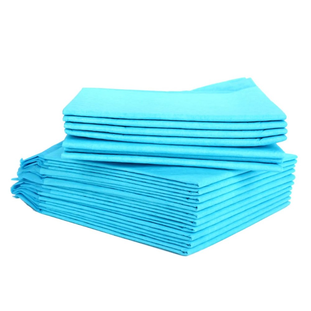 SHINEOFI 20 Disposable Dog Training Pads, Polymer PVC, Blue, Absorbent Puppy Pads for a Clean Home and Effective Crate Training