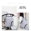 YIXANNX Travel Baby Bag, Practical Nursing Bag for Parents on the Go, Unisex Multipurpose Diaper Backpack for Strollers, Blue view 3