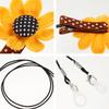 Adjustable Hearing Aid Lanyard for Children, ABS Nylon, Black view 3