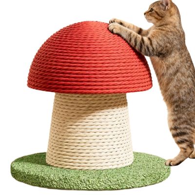 Dreuhuing Mushroom-Shaped Sisal Cat Scratching Tower