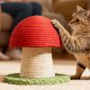 Dreuhuing Mushroom-Shaped Sisal Cat Scratching Tower view 3