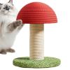Mushroom-Shaped Sisal Cat Scratching Tower view 1