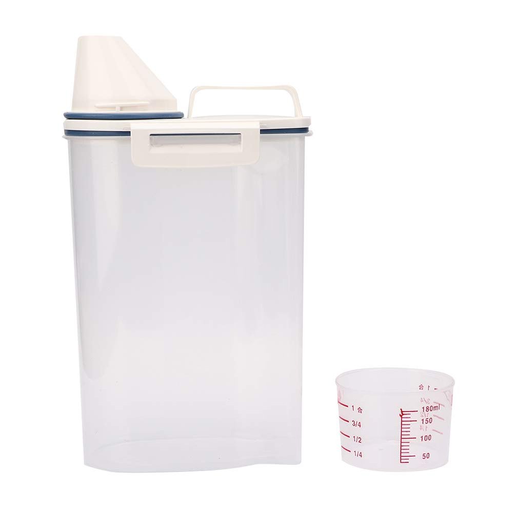 Haofy Pet Food Storage Container, Double-Sealed PP, 2 kg Capacity