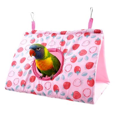 Generic Budgie Nest - Warm Climbing Toy for Birds - Cockatiel Sleep Bed | Winter Cage Accessory for Budgies, Conures, Cockatiels, Canaries