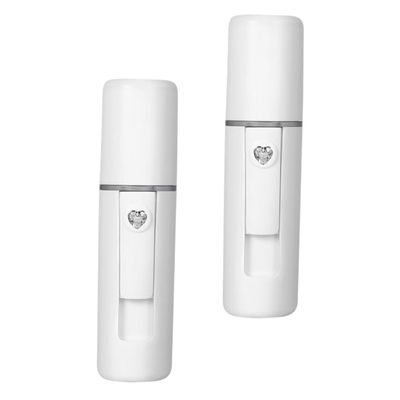 2-Pack Nano Facial Spray, 20 mL, ABS, White
