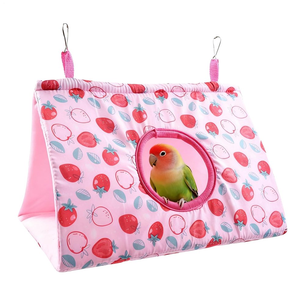 Bird Bed - Warm Climbing House | Lovebird House for Winter Cage