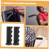 GANAZONO 6-Piece Non-Slip Rubber Wheelchair Grip Covers, 18 mm Opening Diameter, Durable Safety Covers for Manual Wheelchair Handles view 3