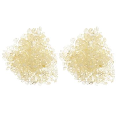 ORFOFE Natural Yellow Crystal Stones for Aquariums