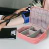Pink Oxford Cloth Diabetic Pouch for Travel view 3