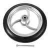 VILLFUL Wheelchair and Scooter Front Wheel Replacement, Rubber and Aluminum view 1