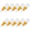 LOLIPPYY 10-Piece Transparent Glass Bottles for Essential Oils, Durable Refillable Containers with Tight Seals for Aromatherapy, Perfume, Cosmetics, and Travel view 1