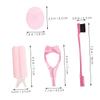 Portable Makeup Brush Set with Double-Sided Eyebrow Brush view 2